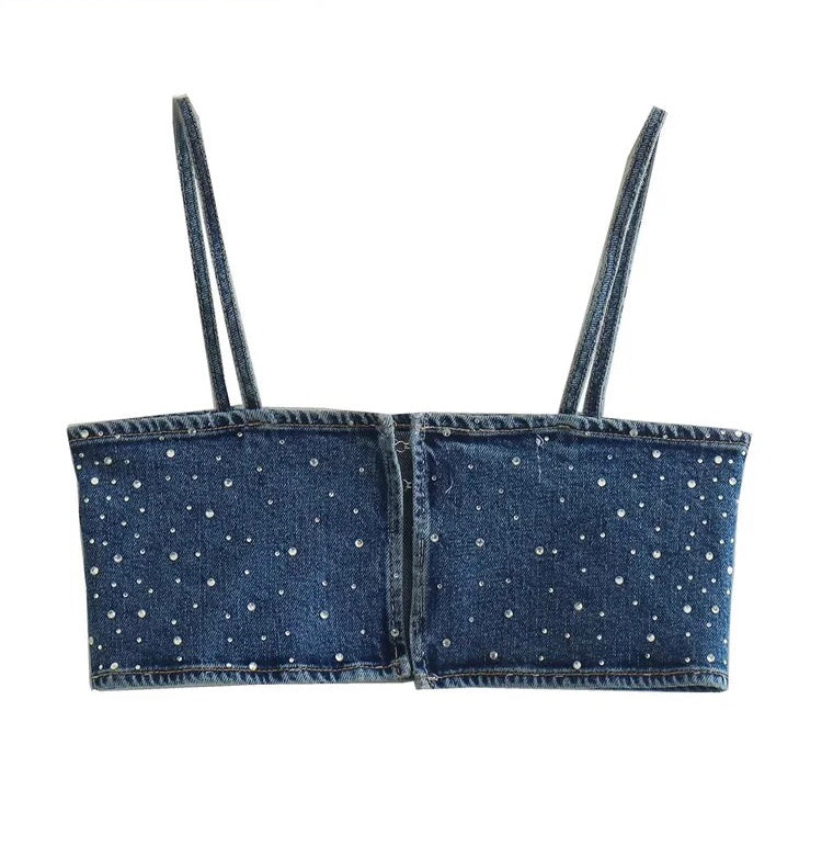 Top Baby Blue – Bralette de Encaje