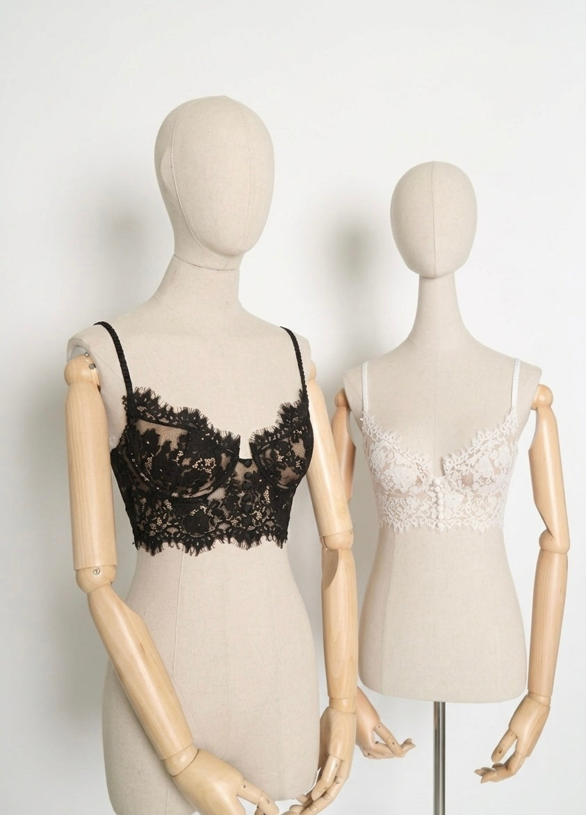 Bustier Perla – Bustier Elegante con Copas y Encaje