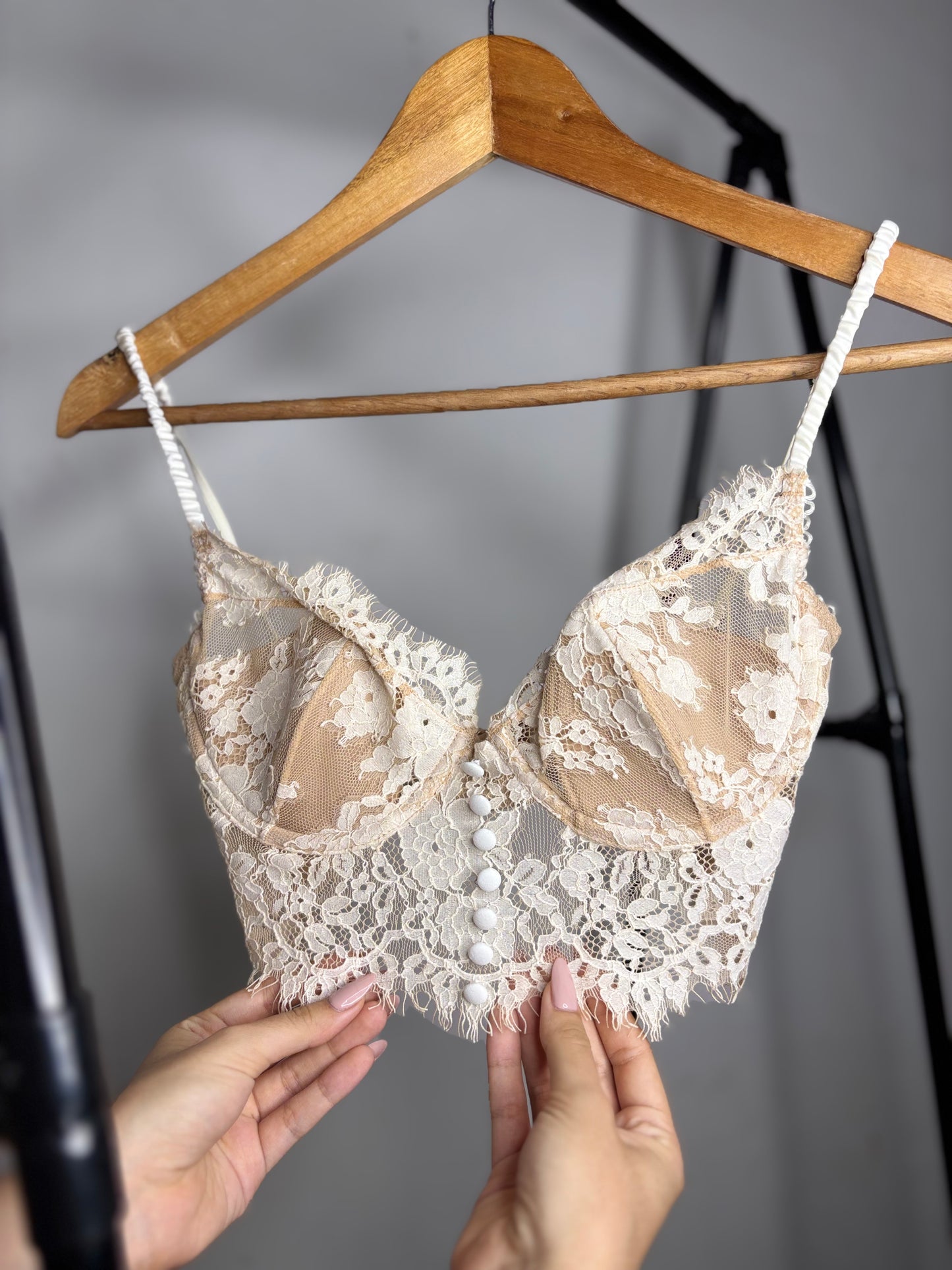 Bustier Perla – Bustier Elegante con Copas y Encaje
