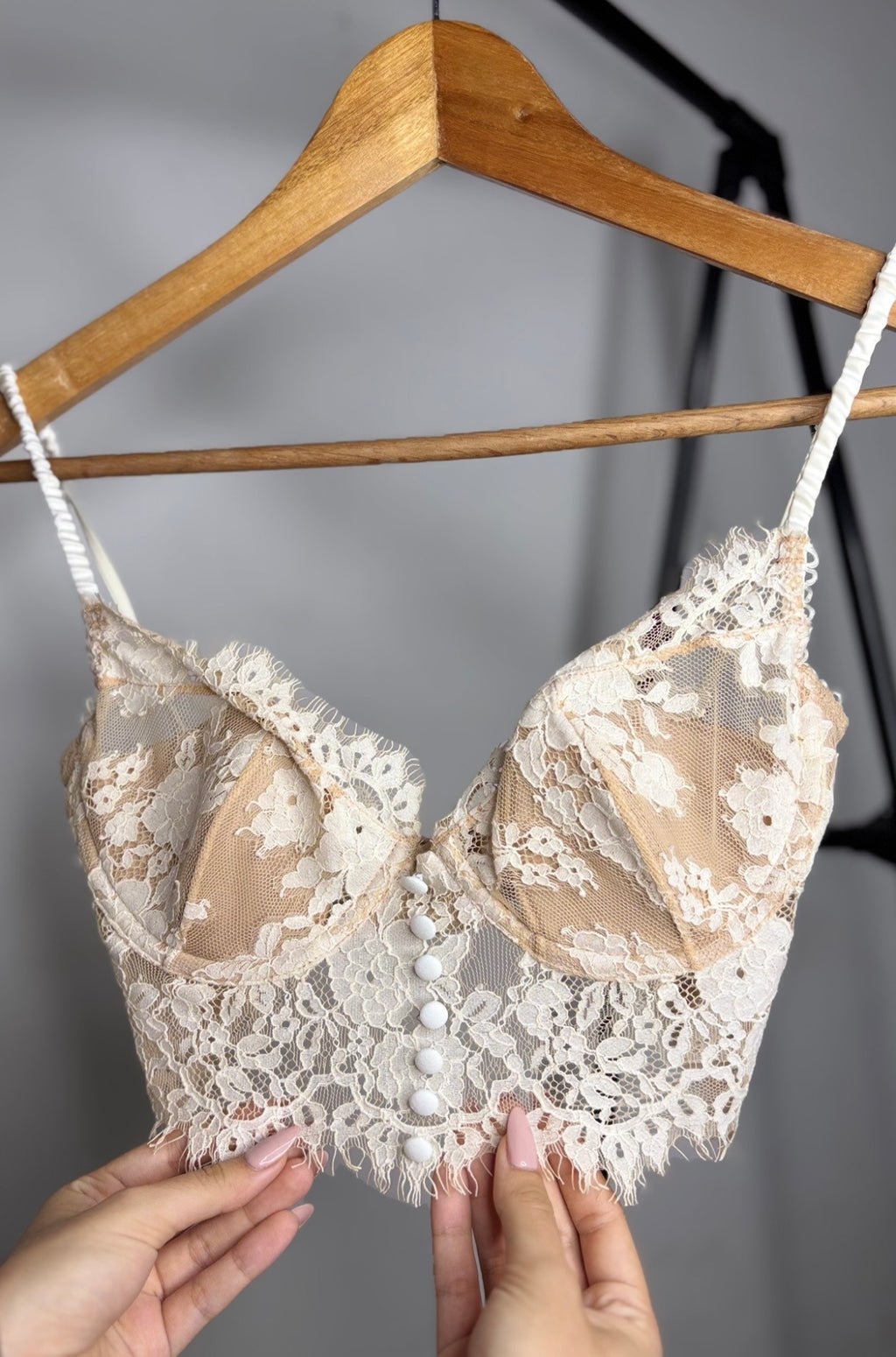 Bustier Perla – Bustier Elegante con Copas y Encaje