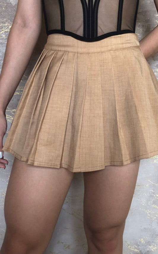 Falda Euforia – Mini Falda Short Plisada