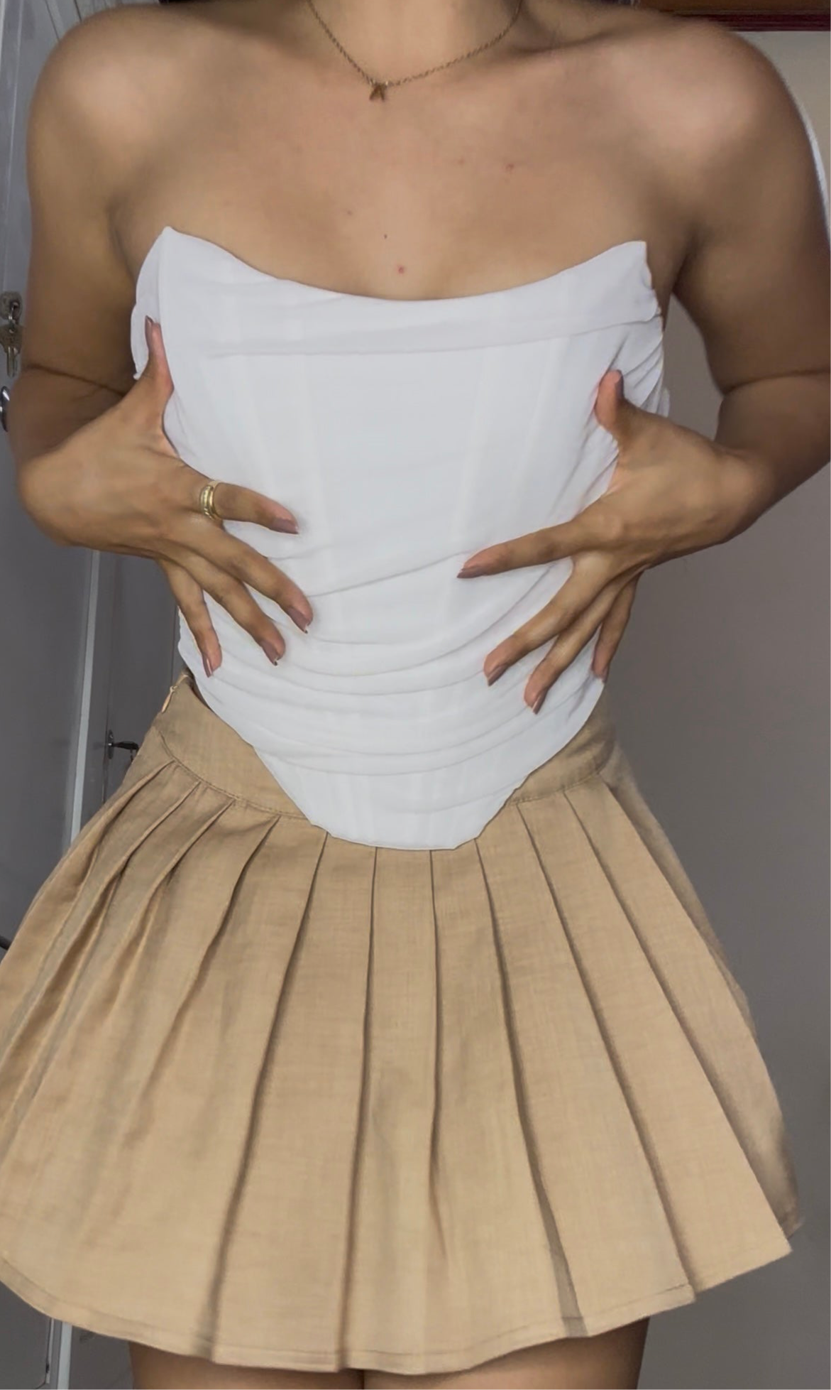 Falda Euforia – Mini Falda Short Plisada