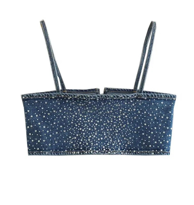 Top Baby Blue – Bralette de Encaje