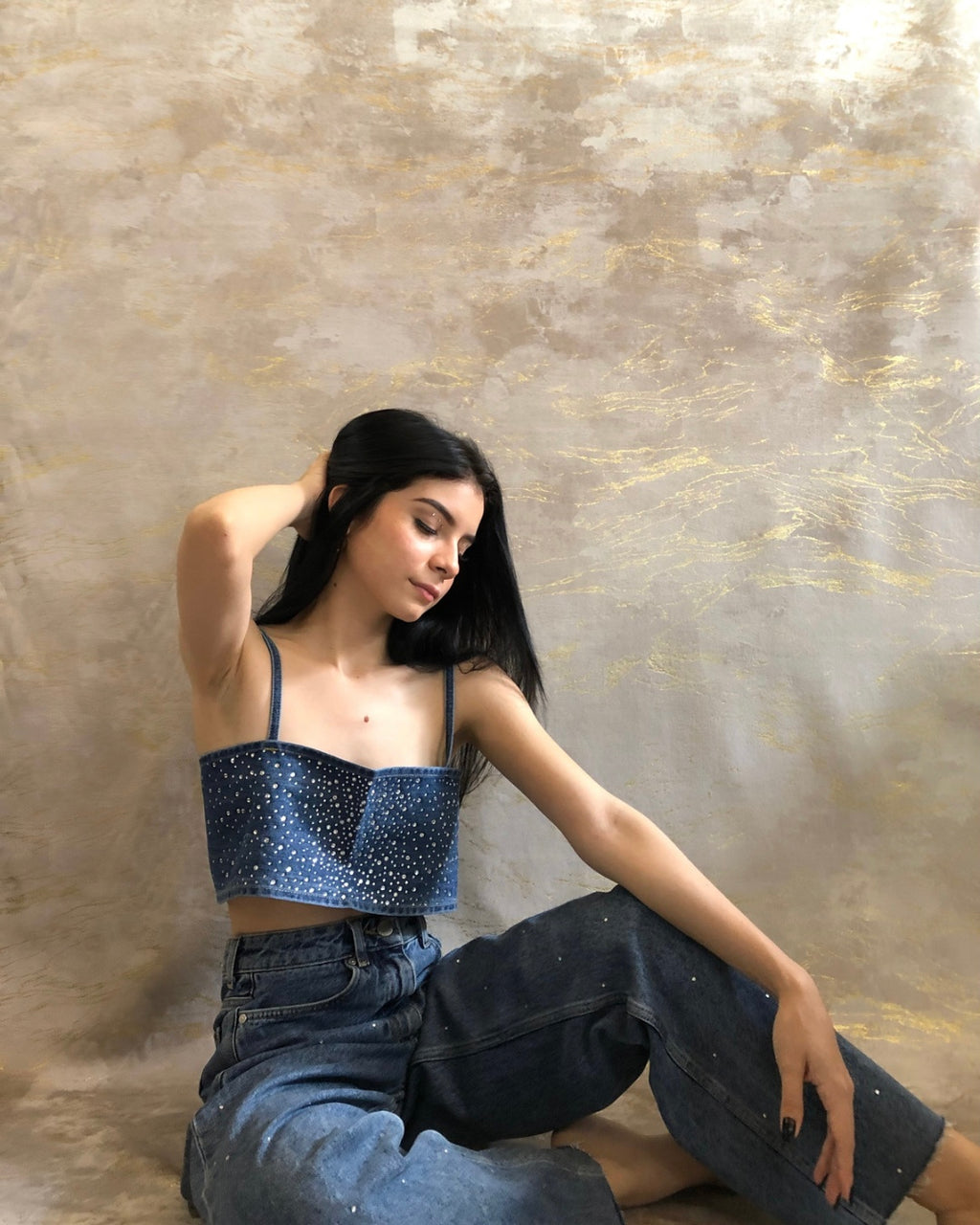 Top Baby Blue denim