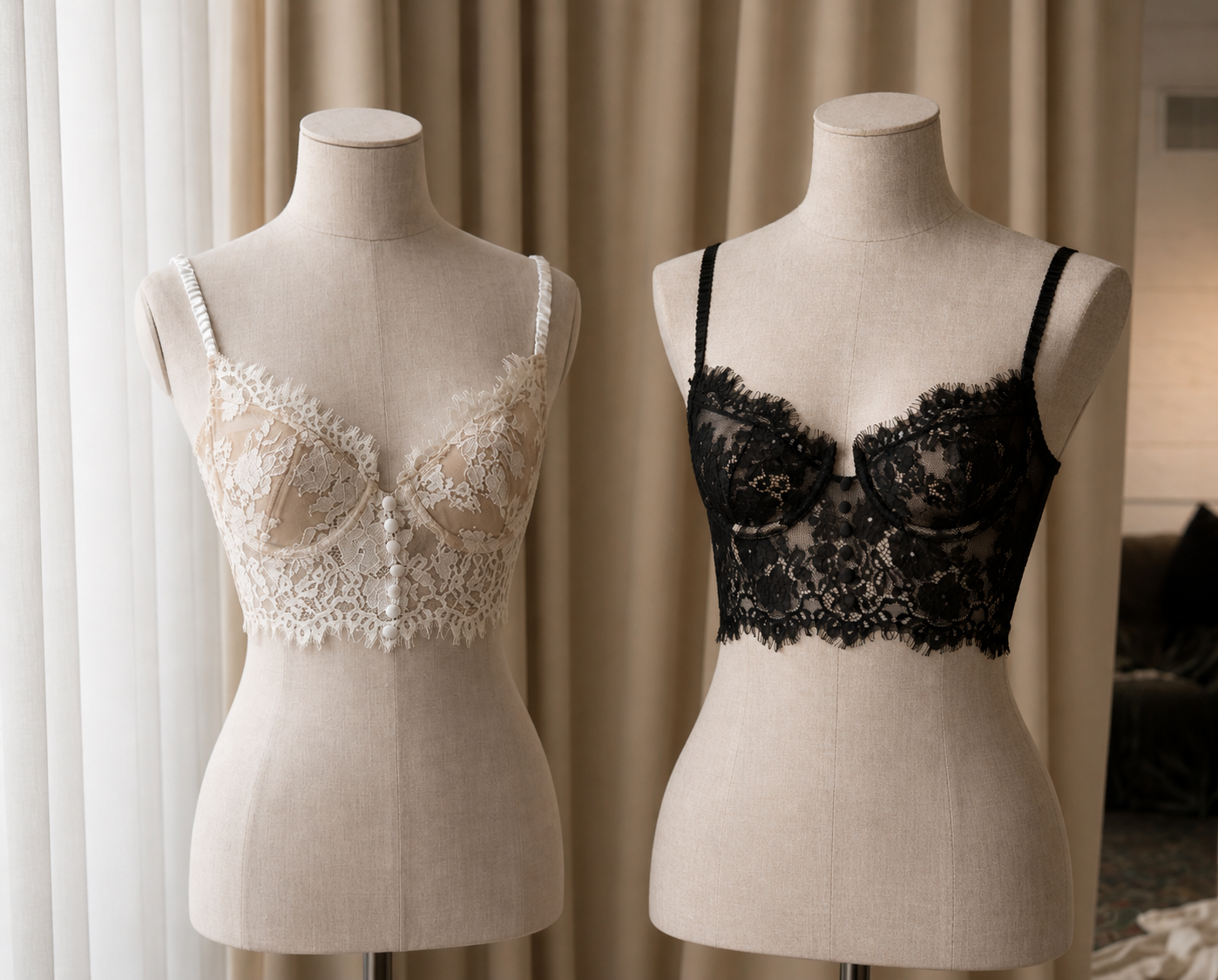 Bustier Perla – Bustier Elegante con Copas y Encaje